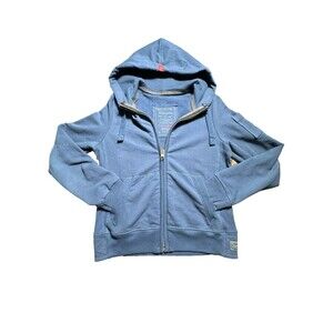VKNAGRANI Size‎ Small Men’s Blue Full Zip Hoodie Heavyweight Pockets #Z3-5